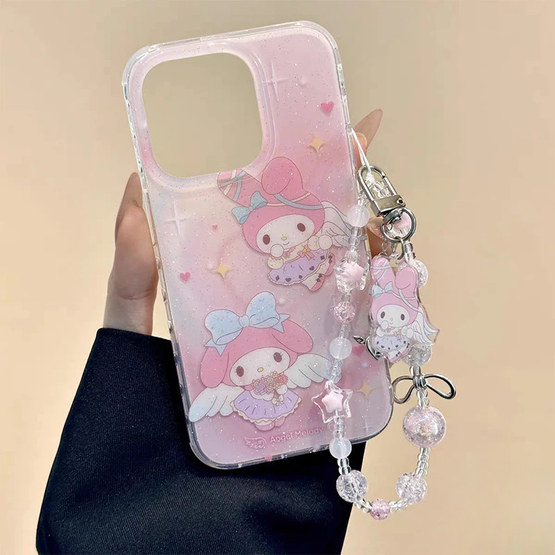 เคสไอโฟน 17 15 13 สำหรับ iPhone 17 11 13 15 Pro Max 12 14 Pro Max XR X XS Max 7 8 15 14 Plus SE ปกทำนองที่น่ารักน่ารัก