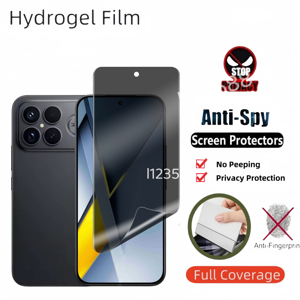 สําหรับ PocoF8 5G ความเป็นส่วนตัว Anti Spy ด้านหน้าสําหรับ POCO F8 Ultra Pro PocoF8 F8Ultra F8Pro Po