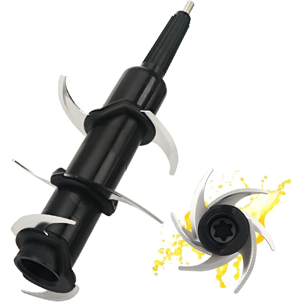 เครื่องปั่น 6 ใบมีดสําหรับ Ninja 72 ออนซ์เหยือก, ใช้งานร่วมกับ Ninja 1100W 1200W 1500W, BL500 BL610 