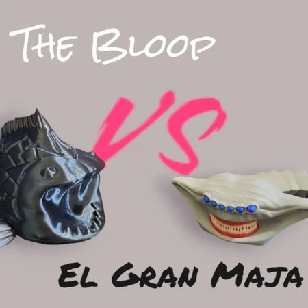 ของเล่น Cuero Sea Eater Monster Bloop ของเล่นปลา El Gran Maja Articulation 3D รุ่น thumbnail 10