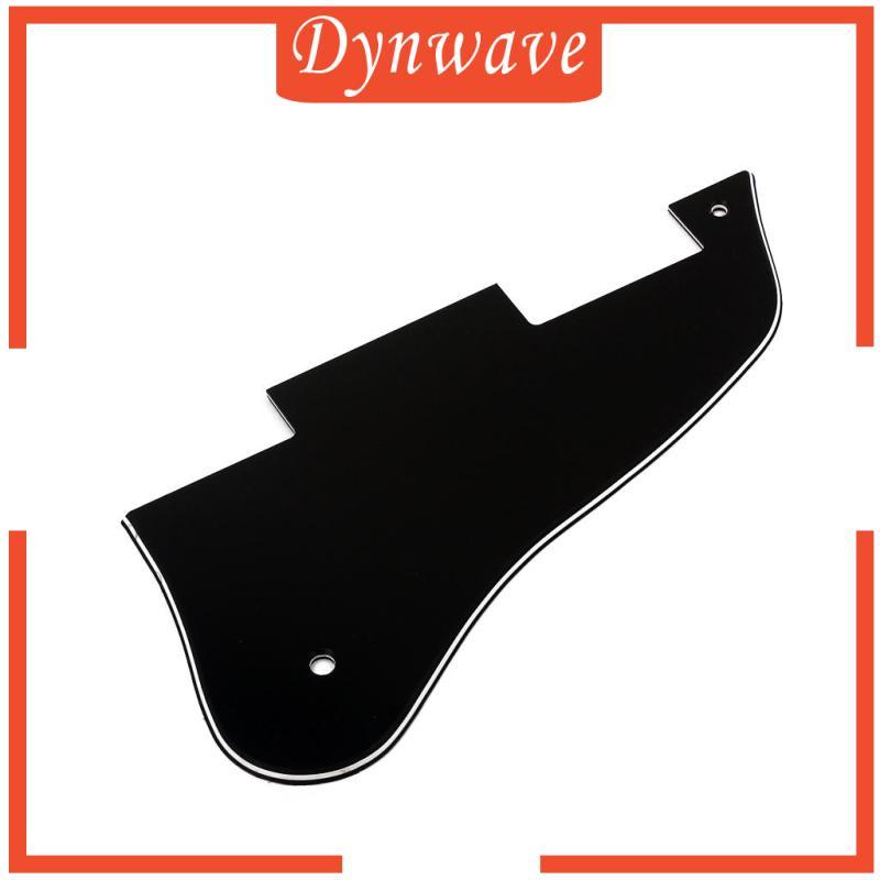 [Dynwave] แผ่นรอยขีดข่วน Pickguard สามชั้นทนทานสําหรับชิ้นส่วนทดแทนกีตาร์ ES335 สีดํา