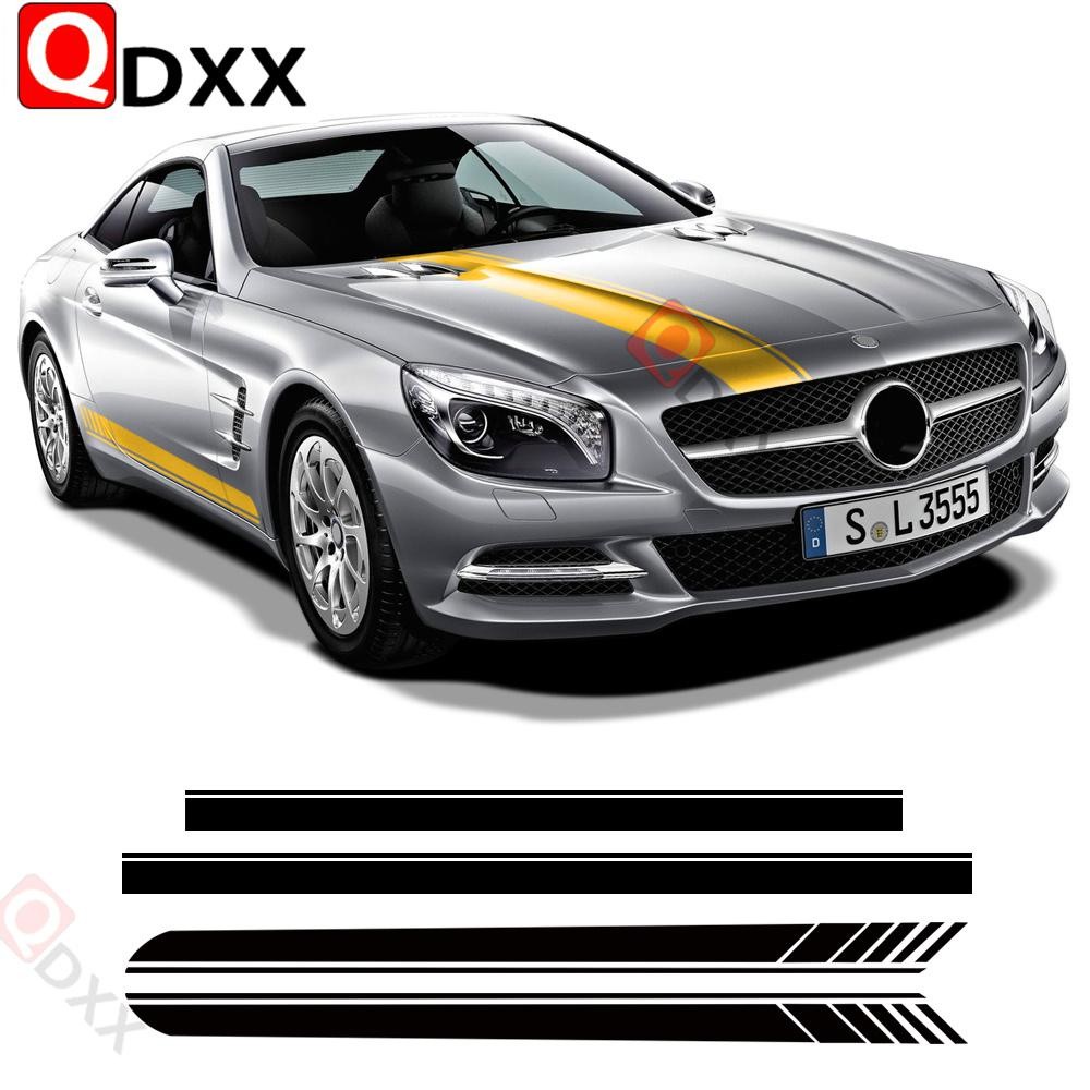 Edition 1 จัดแต่งทรงผมลายประตูรถด้านข้างกระโปรงสติกเกอร์ Bonnet ด้านหลัง Decal สําหรับ Mercedes Benz