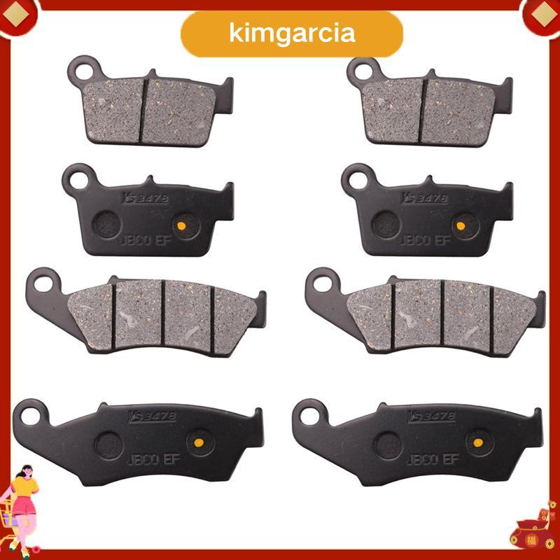 kimgarcia 2X รถจักรยานยนต์ด้านหน้าและด้านหลังผ้าเบรคแผ่นดิสก์เบรคสําหรับ YZ125 YZ250 YZ450 YZ450F 20