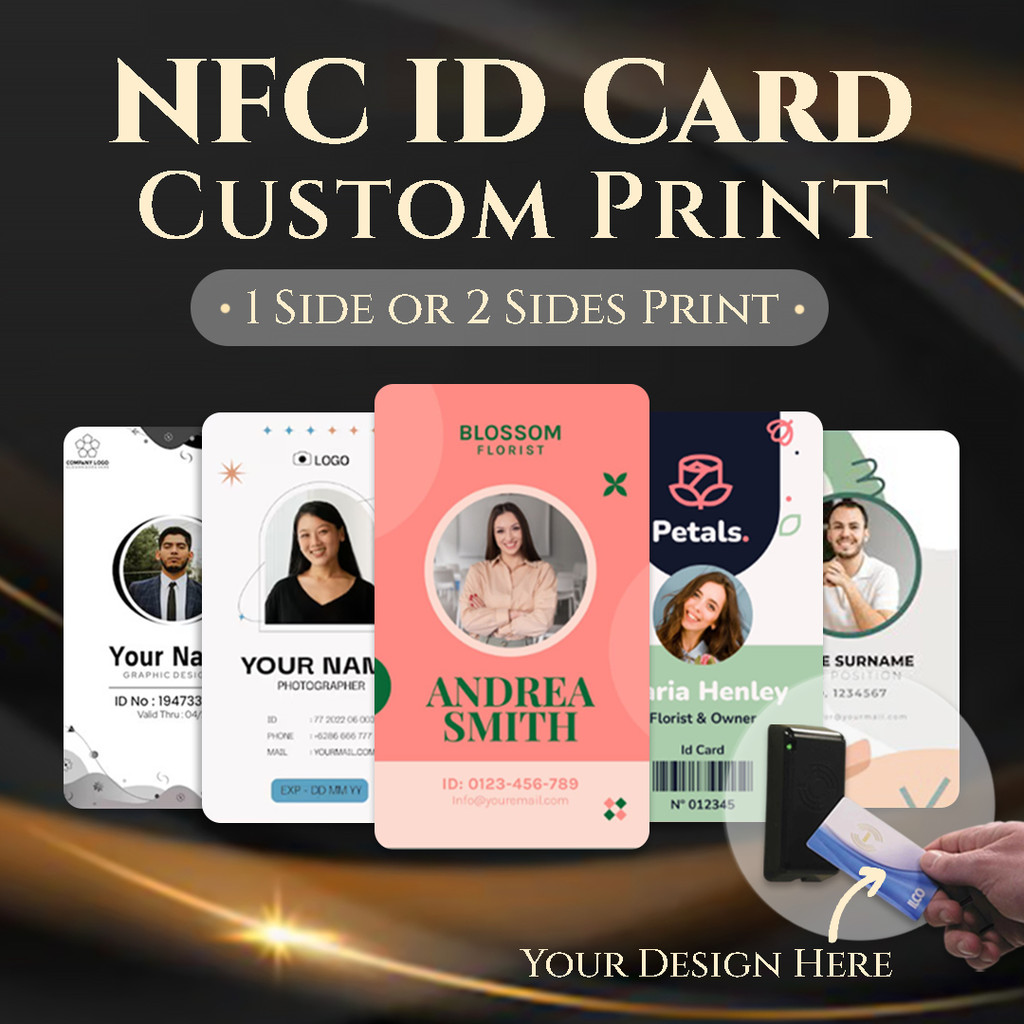 พิมพ์ที่กําหนดเอง NFC Digital Business Card/NFC Digital Name Card/Office Card/Kad Perniagaan Digital