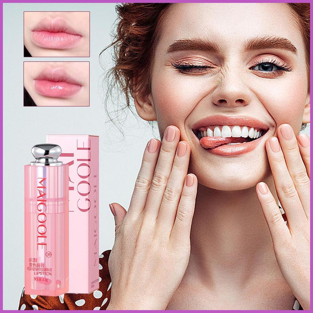 PH ลิปสติก Non-Stick Cup Lip Balm อุณหภูมิ Lip Color ลิปสติกผู้หญิง Lip Gloss pH Lip Balm สําหรับแตก