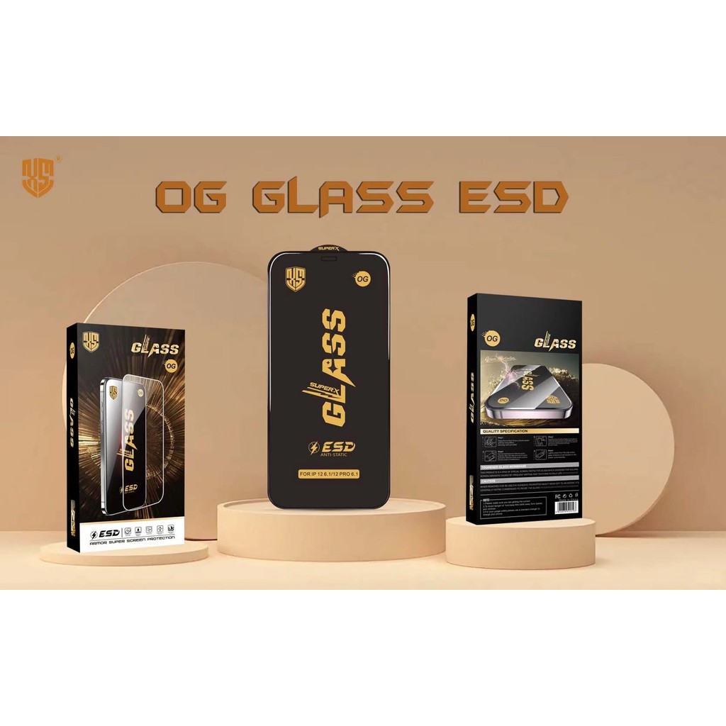 OG GLASS ESD 1 กล่องมี10ชิ้น REDMI 15c