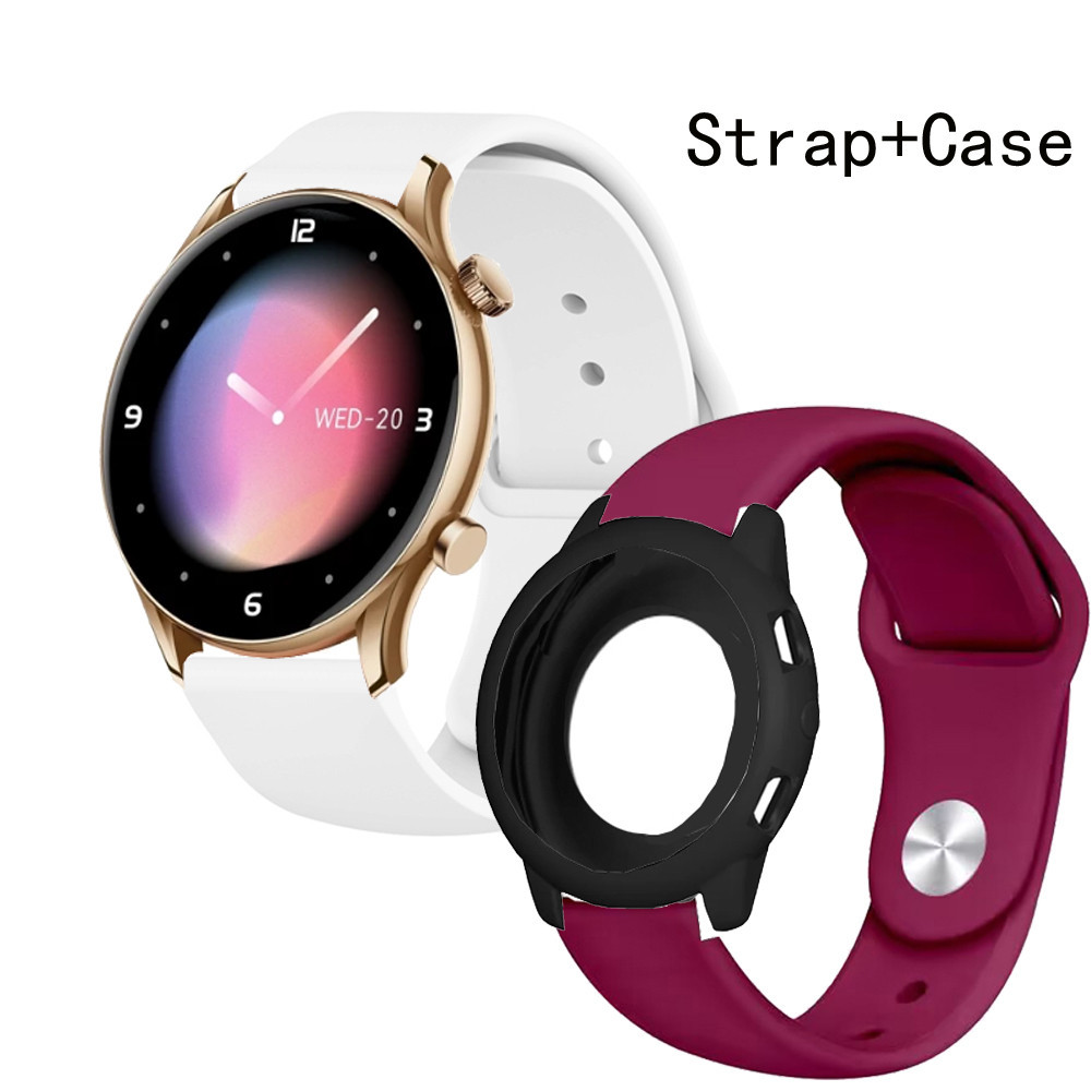 เคส Aolon GTR 3 Case สายนาฬิกาเปลือกป้องกันฝาครอบกันชนสําหรับ Aolon GTR3 Smartwatch สายคล้องซิลิโคนกีฬานาฬิกาสายรัดข้อมือสร้อยข้อมืออุปกรณ์เสริม
