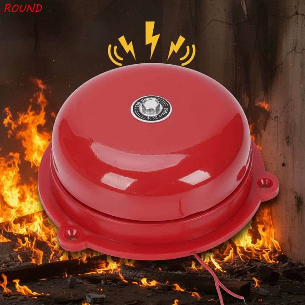 ROUND Point Fire Alarm, Internal Strike Type AC 220V Internal Strike Alarm Bell, สะดวกกันน้ําไฟฟ้า B