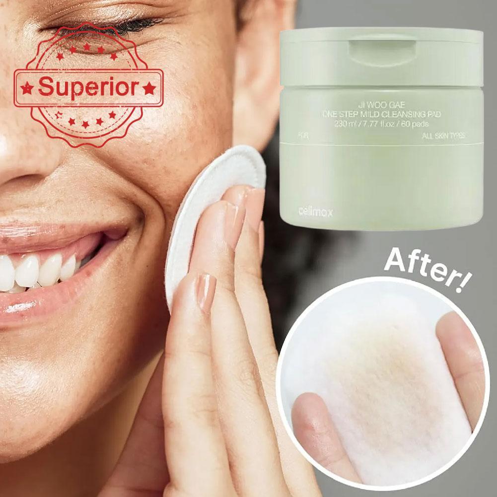 สําลีแผ่น ทําความสะอาด Pore Care ทําความสะอาด Houttuynia Water Cotton Exfoliating Pad Z0i8