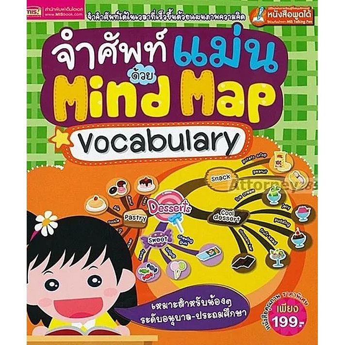 Se-ed (ซีเอ็ด) : หนังสือ จำศัพท์แม่นด้วย Mind Map Vocabulary (ปกแข็ง) (ใช้ร่วมกับ MIS Talking Pen)