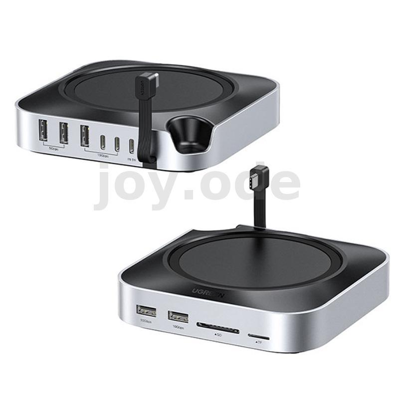 UGREEN CM841 สําหรับ Mac Mini 11-in-1 Docking Station M2 NVMe SSD Enclosure 8TB รองรับ 5xUSB 3.2+2xU