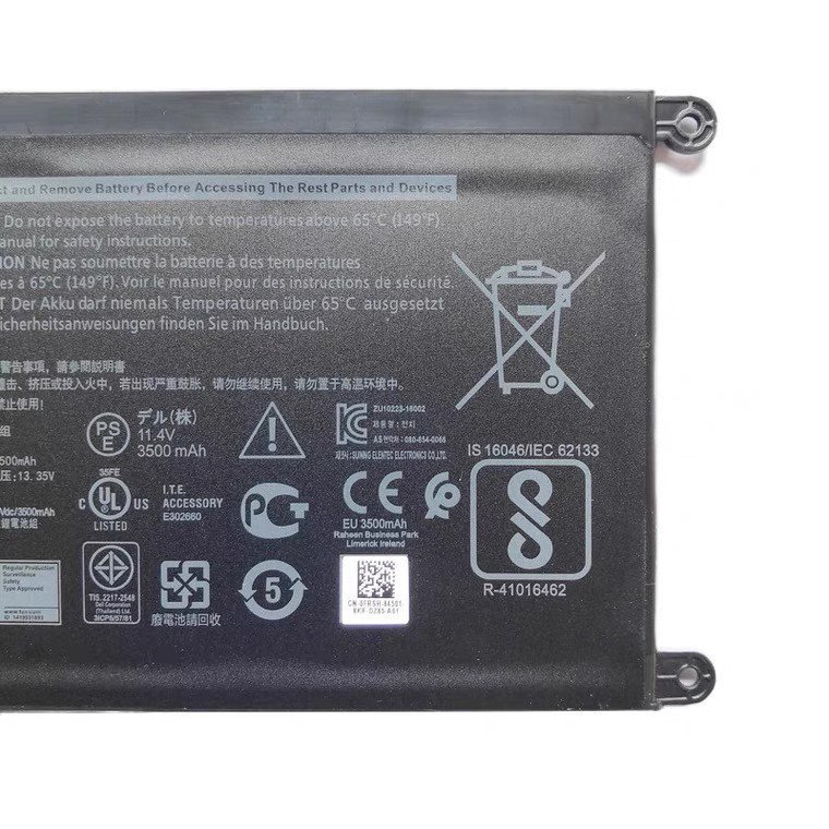 เหมาะสําหรับ เดลล์ WDXOR ลิงเยว่ 7000 7560 7569 7368 5567 5468 แบตเตอรี่แล็ปท็อป