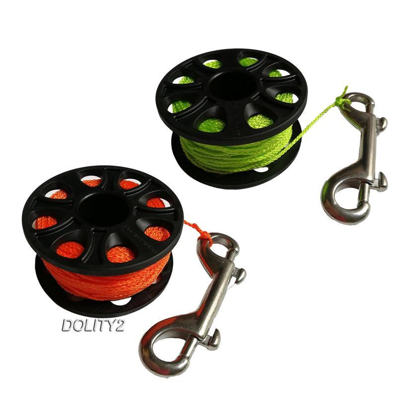 [Dolity2] ดําน้ํา Reel อุปกรณ์ 30M Double Ended Bolt Spool Reel สําหรับใต้น้ํา Spearfishing Scuba Di