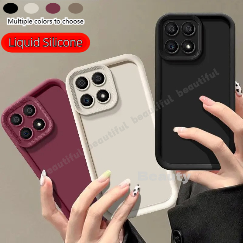 ปลอกกันกระแทกสําหรับ HonorX7D แฟชั่นซิลิโคนเหลว TPU เคสโทรศัพท์สําหรับ Honor X7D X7 DM 7D X8C X9B X9