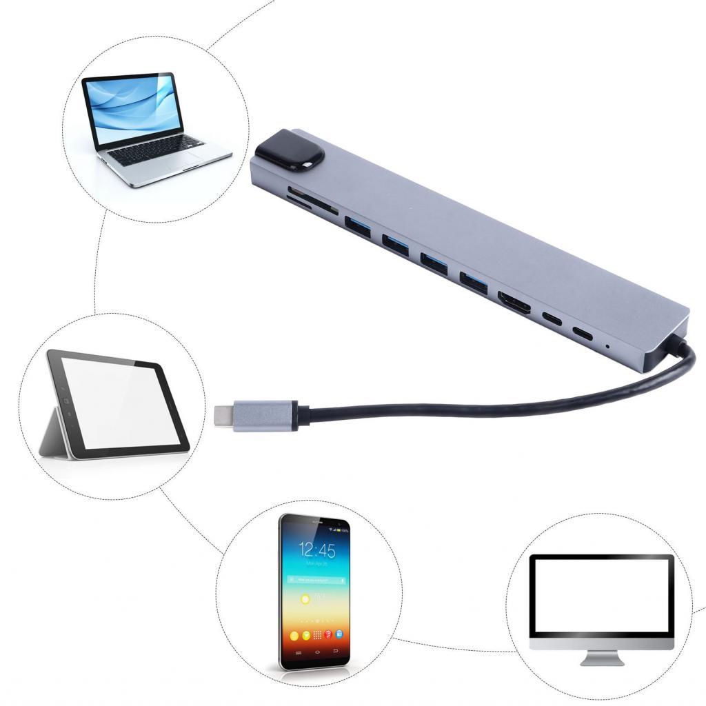 Ropa888 USB C Docking Station 100W Fast Charging ความเร็วสูงประเภท Hub Multiport อะแดปเตอร์ Dongle อ