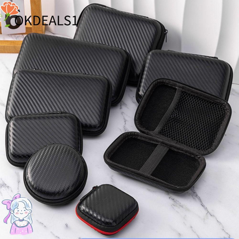 ดีลช็อป กล่องเก็บอุปกรณ์ดิจิตอล,กระเป๋าใส่หูฟังที่ทนทานทนต่อการสึกหรอ,เครื่องชาร์จแบบพกพาสากล อีวา แบบเรียบง่าย