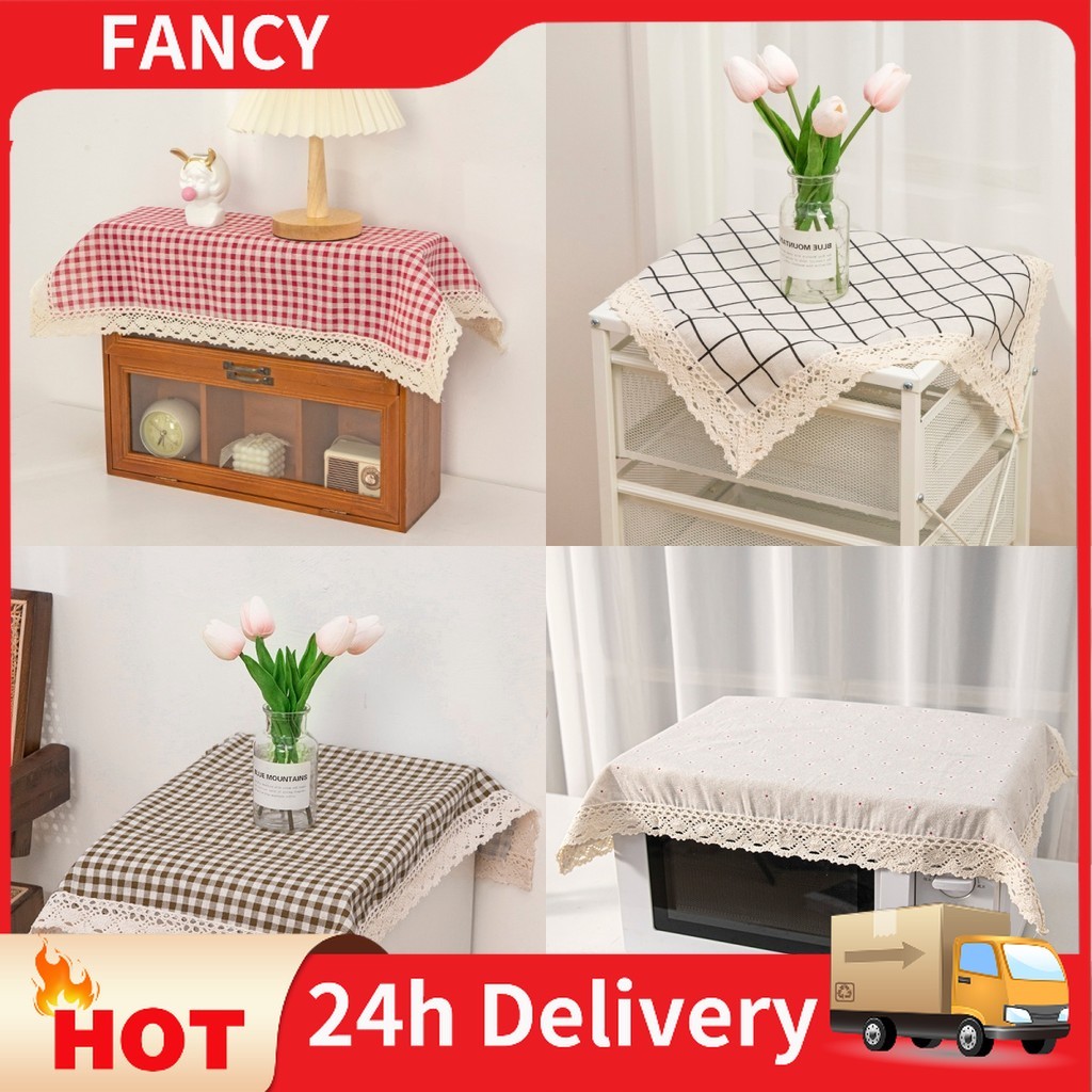 ผ้าปูโต๊ะขนาดกะทัดรัดสำหรับครัว ทำจากผ้าฝ้ายและลินิน สบายในการทำความสะอาดและใช้งาน