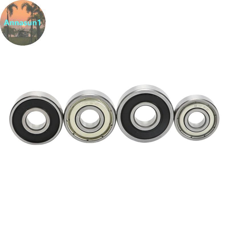 Annasun 10 ชิ้น Double Shielded เหล็กขนาดเล็กแถวเดียว 608ZZ 608RS 609ZZ 609RS 6000ZZ 6000RS 6001Z 60