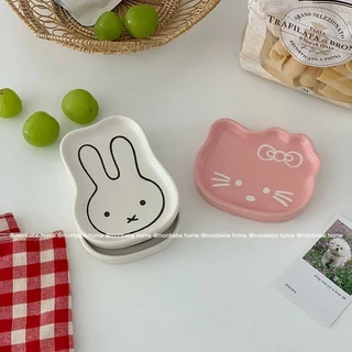 ถ้วยเล็ก ถ้วยน้ำจิ้ม เซรามิกส์ Sauce cup kitty&miffy&pompom พร้อมส่ง