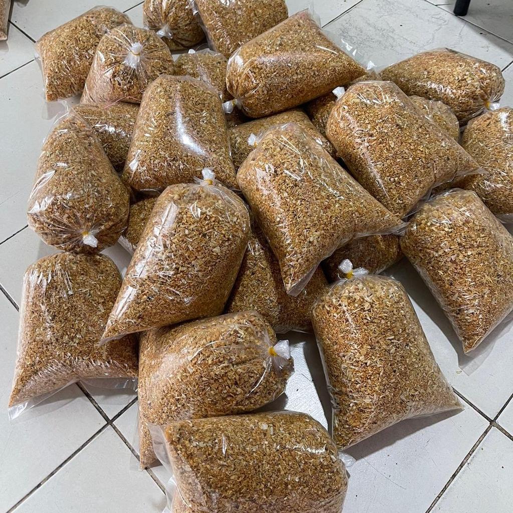 กระเทียมเจียวอบแห้ง ออร์แกนิก 500 กรัม 2 ถุง สะอาด หอม กรอบ ถูกหลักอนามัย