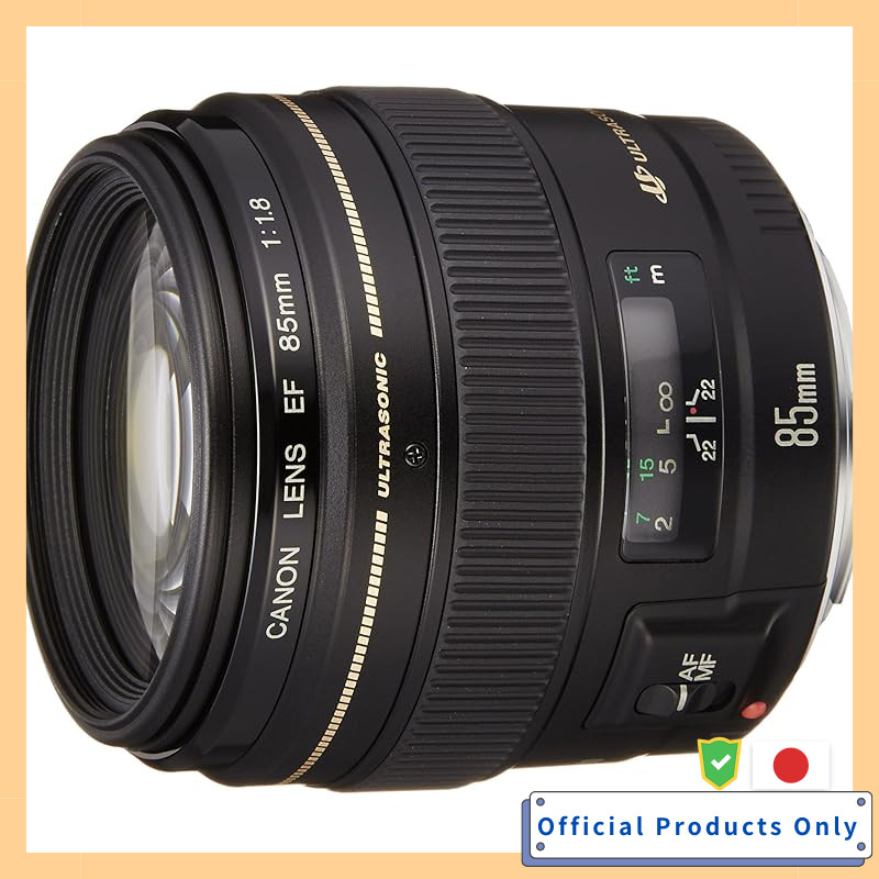 Canon EF Lens EF85mm F1.8 USM Prime Lens Mid Telephoto