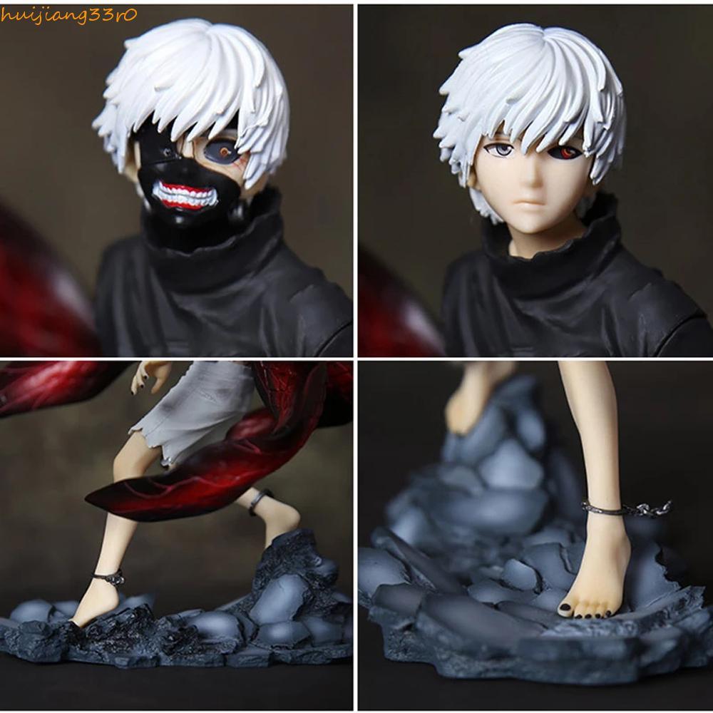 HUIJIANGU Ken Kaneki รูปของสะสมของเล่น 1/8 Scale Good PVC Action Figure