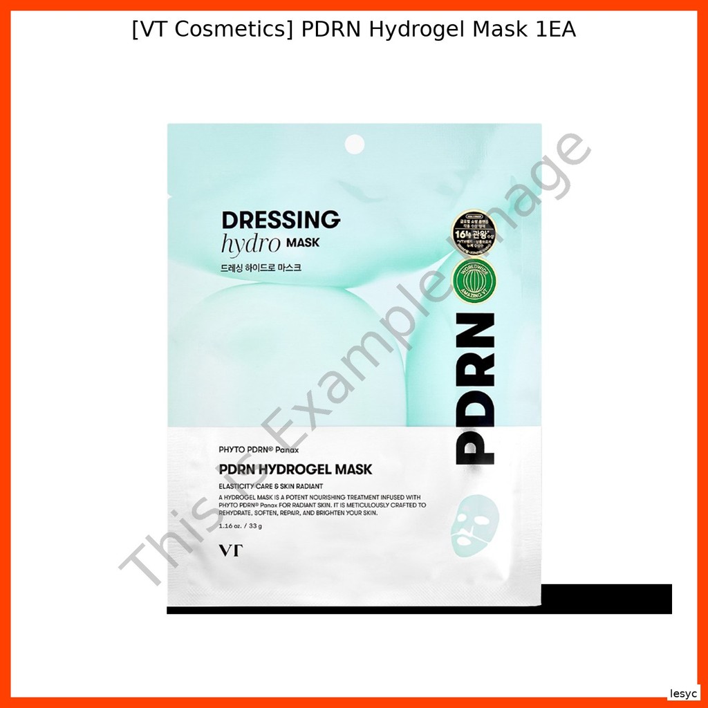[VT Cosmetics] PDRN Hydrogel Mask 1EA / Hydrating, Rejuvenat by lesyc