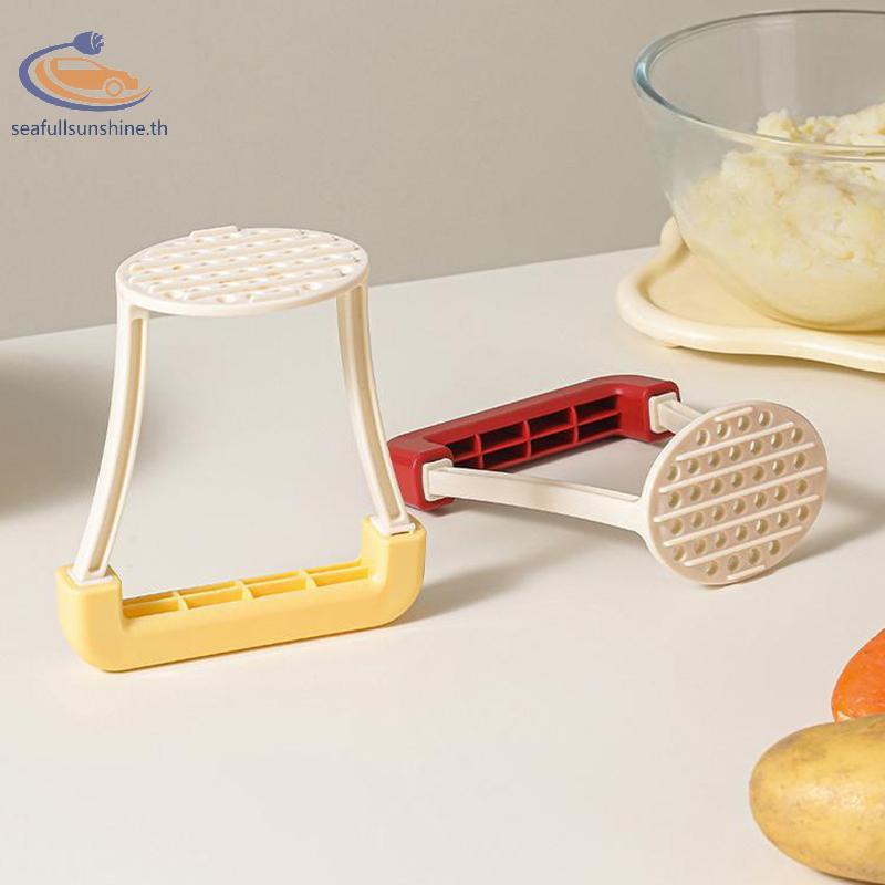 Seaf> มันฝรั่ง Mashers ข้าว Masher น้ําซุปข้นสีม่วงหวาน Potata ฟักทองเครื่องขูด Makers เครื่องมือ Cr