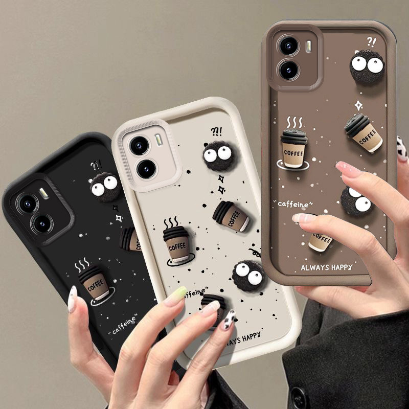 เคส vivo y15s vivo y15a y01 เคส 3D เคสโทรศัพท์ถ้วยกาแฟสําหรับ
