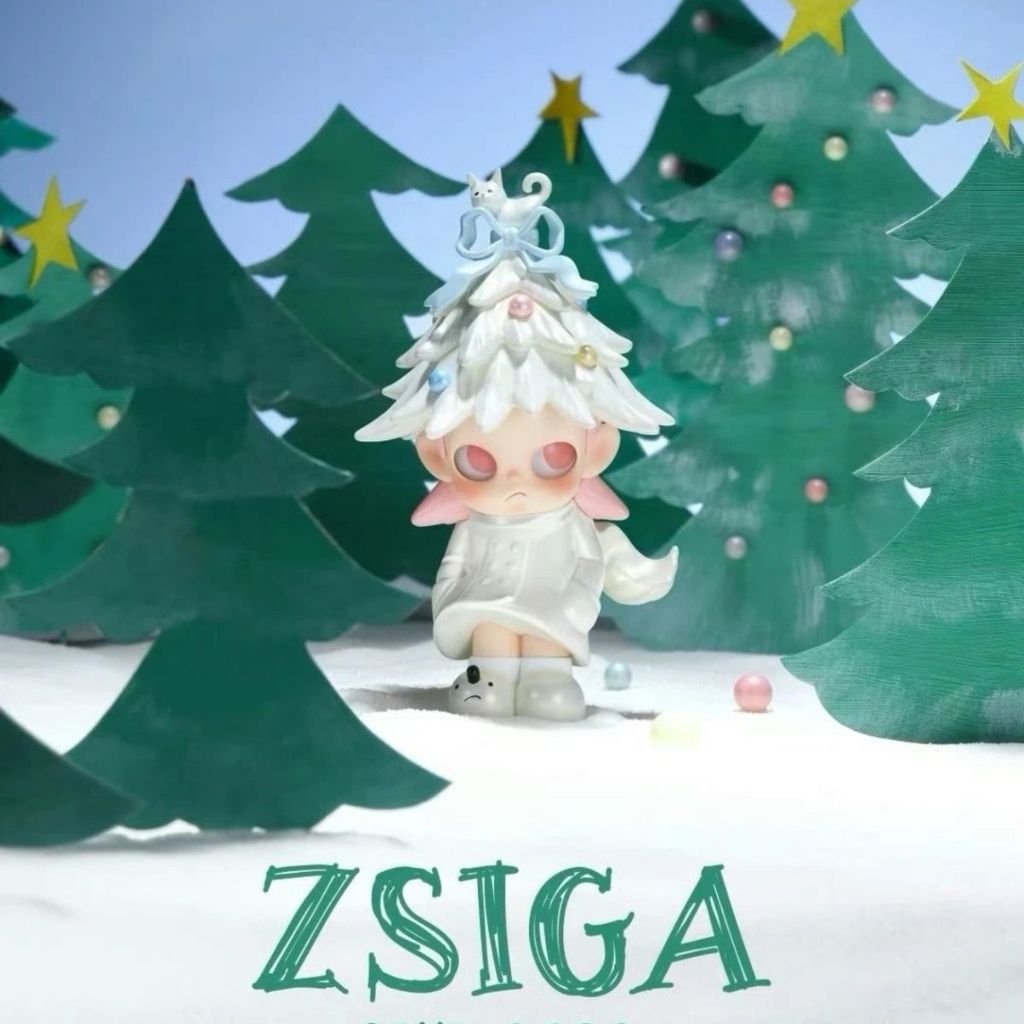 POPMART POPMART Zsiga Zsiga Gift Collection Winter Series รูป Mystery Box ของเล่นเครื่องประดับของขวั