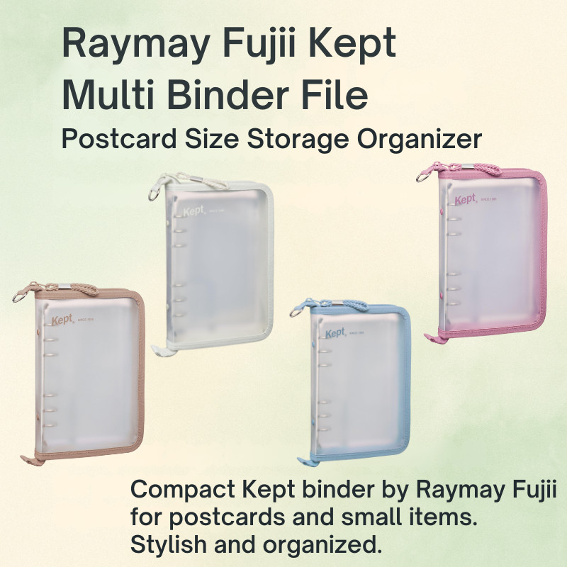 Raymay Fujii Kept Multi Storage File - A5 and Postcard Size Options