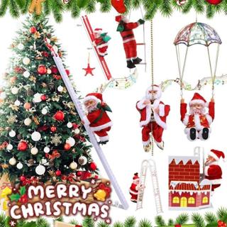 พร้อมจัดส่ง ของเล่นซานตา ซานตาคลอสปีนเชือก ของขวัญคริสต์มาส …