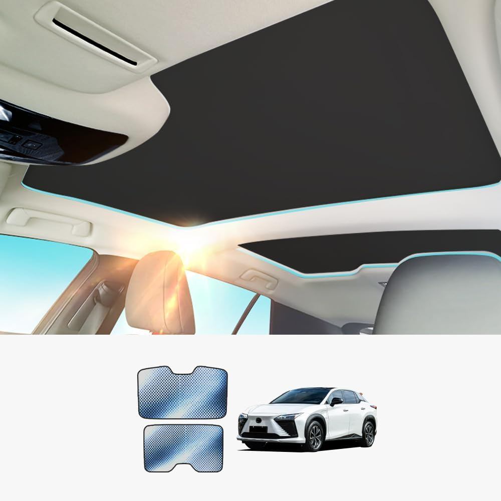 ม่านบังแดดหลังคาพับได้สําหรับ Lexus RZ300E RZ450E 2023-ปัจจุบัน EB10 อุปกรณ์เสริมอัพเกรดความร้อนสะท้