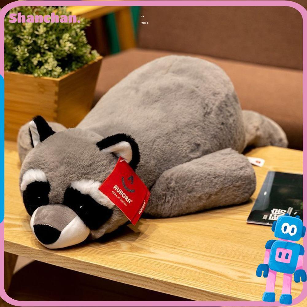 SHANCHAN ตุ๊กตา Sloth ใหญ่, Raccoon Sloth Plushie ตุ๊กตาสัตว์, ขนปุยตุ๊กตาจระเข้ตุ๊กตาเด็ก
