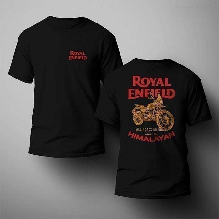 Royal Enfield รถจักรยานยนต์ผ้าฝ้าย 100% เสื้อยืด Unisex Moge Club แฟชั่นแขนสั้นอินเทรนด์ Cool Street Casual อเนกประสงค์ ราคา ถูกที่สุด ดีลบีเคเค แกลเลอรีภาพที่ 8