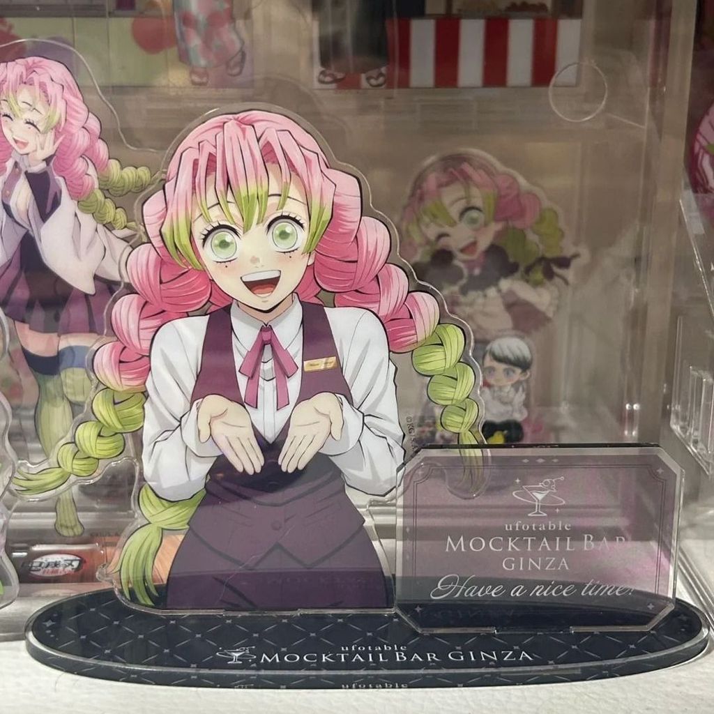 Ghost Annihlation Blade Ganlu Temple Glass แผ่นอะคริลิค High Beauty Desktop เครื่องประดับ