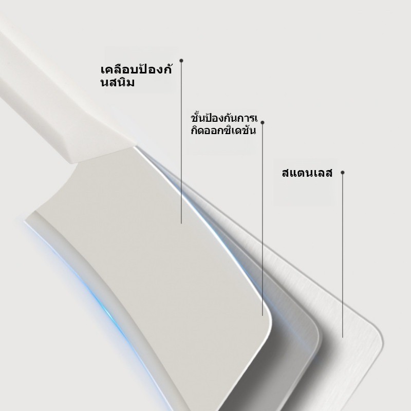 ชุดมีดสแตนเลส 5ชิ้น สำหรับครัว มีดผลไม้ กรรไกร ชุดเขียง มีดคม 4 ประเภท มาพร้อมเขียง1 สะดวกสบาย คุณภาพสูง ทนทาน - รูปที่ 3