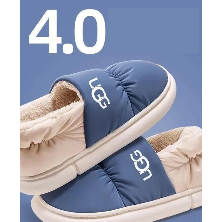 ฤดูหนาวOuterwear UGGผู้ชายและผู้หญิงรองเท้าผ้าฝ้ายฤดูหนาวPlush Spot Snow Boots Anti Slipกันน้ํารองเท