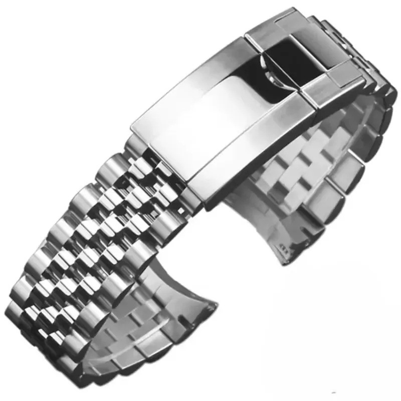 Original-904L Jubilee สําหรับ Rolex Sub GMT Yacht Daytona 20 มม.21 มม.สายคล้องคอหรูหรานาฬิกา Mod อะไ