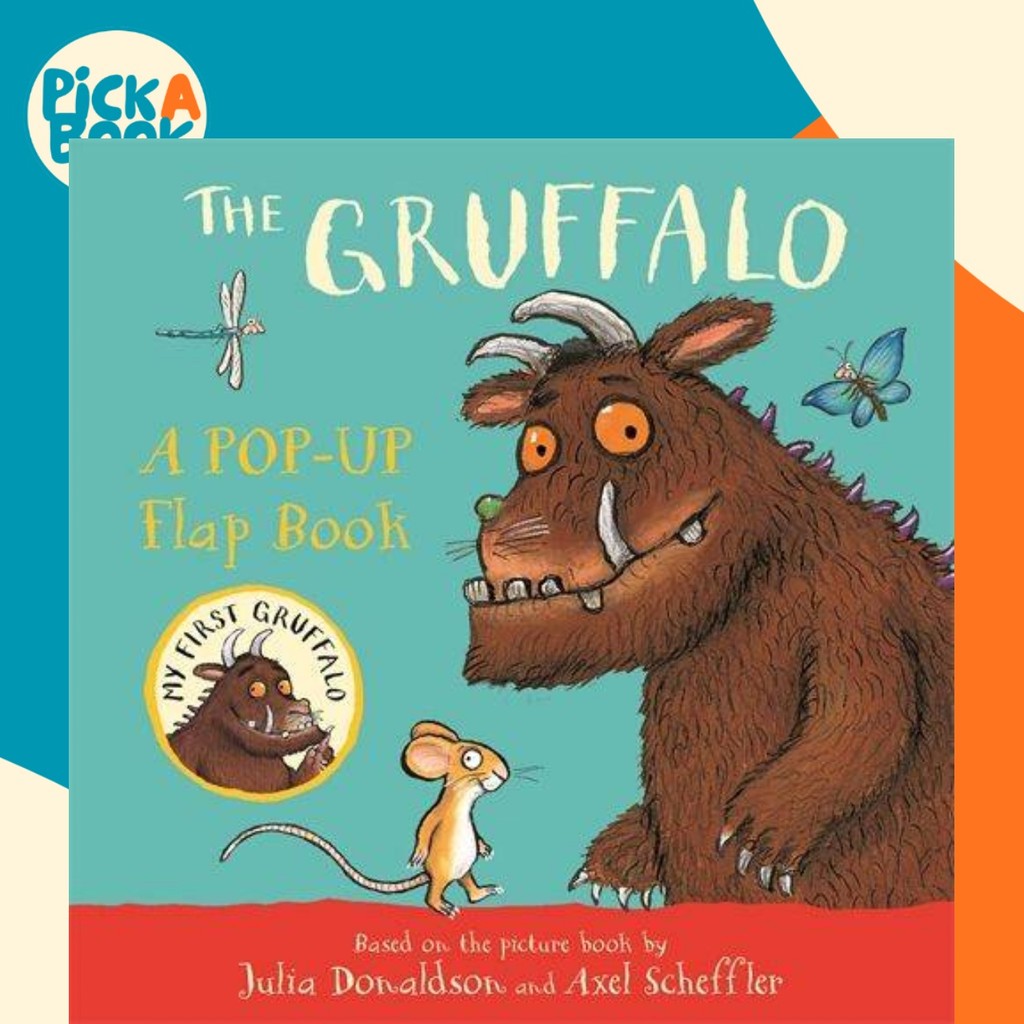 The Gruffalo: A Pop-Up Flap Book โดย Julia Donaldson (UK edition, บอร์ดบุ๊ค)