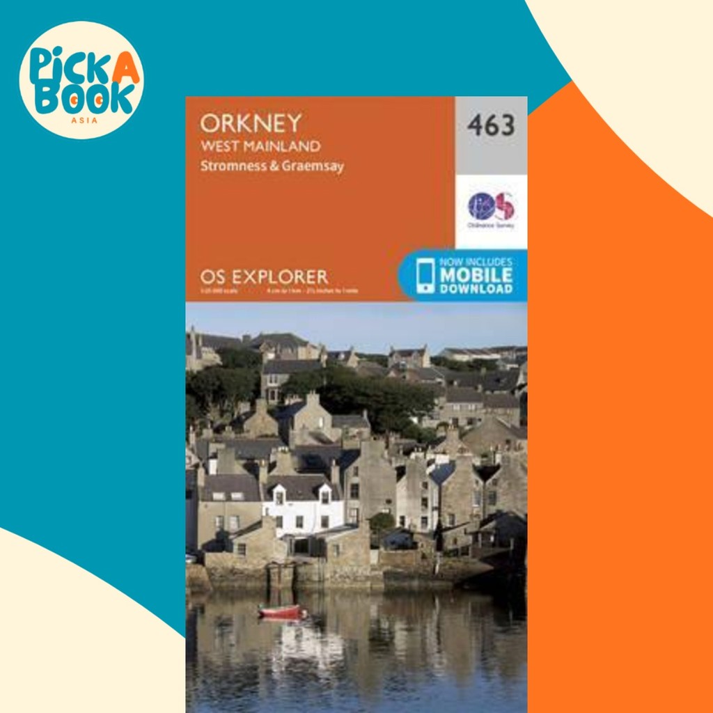 Orkney - West Mainland โดย Ordnance Survey (ฉบับสหราชอาณาจักรปกอ่อน)