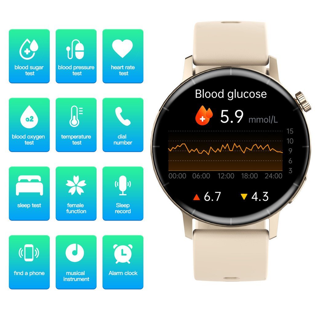 สินค้าใหม่ F67 Call Watch ไม่มีการสร้างใหม่ NFC Heart Temperature Monitoring Health Science Sleep