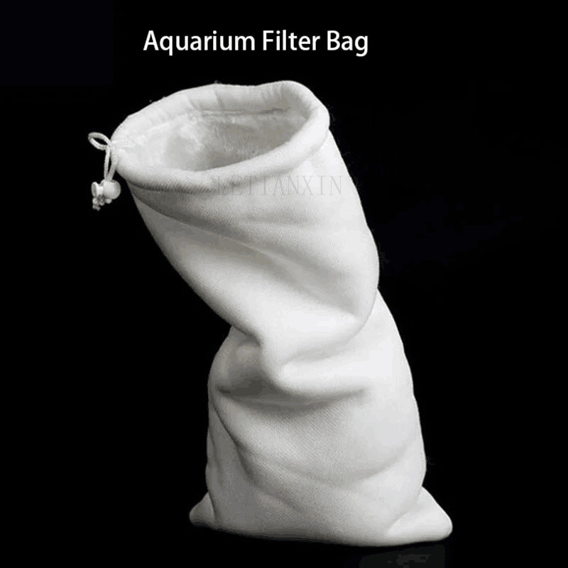 Aquarium Magic Filter ถุงเท้าทนทานโพลีเอสเตอร์ Fibre Felt กระเป๋าซิปตาข่ายสําหรับ Aquarium ถังปลา 1 PC