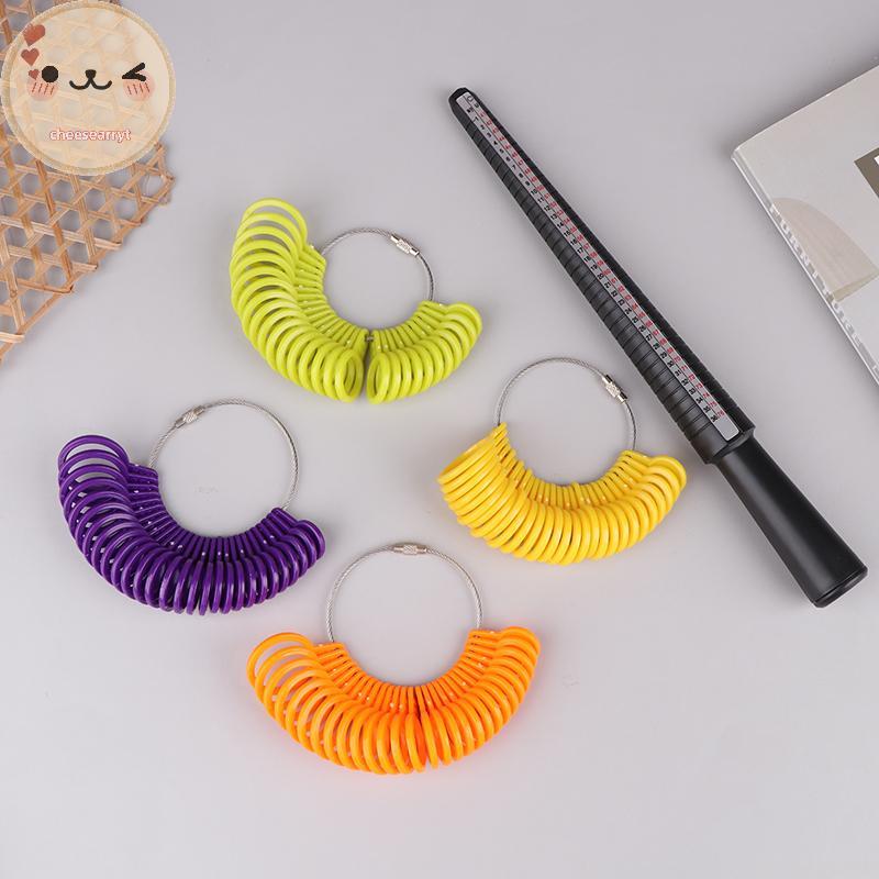 Chee Jewellery เครื่องมือแหวนขนาด Mandrel Stick Finger Gauge แหวน Sizer วัดเครื่องประดับชุดเครื่องมือแหวนขนาดแฟชั่น Jewellery เครื่องมือ EN - รูปที่ 2