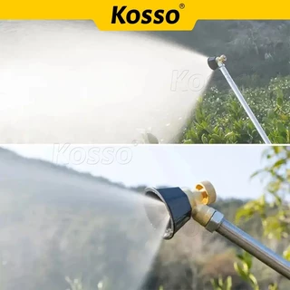Kosso หัวฉีดพ่นยา หัวฉีดละอองทองเหลือง แรงดันสูง หัวพ่นยาหมวกแดง สีส้ม (1ชิ้น)