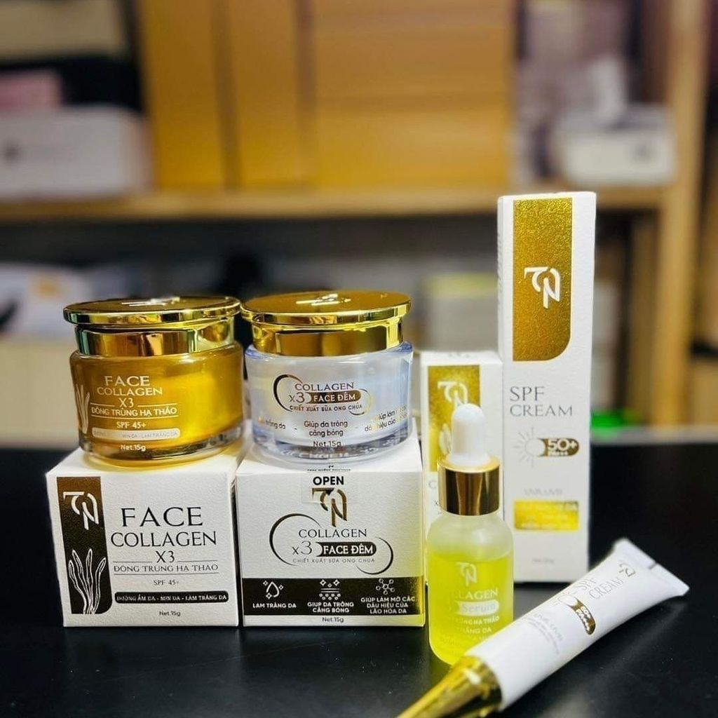 代南老牌子Combo Face Collagen X3 TN Ngay-Dem serumPurchasing Vietnam old brand Combo Fa20251118