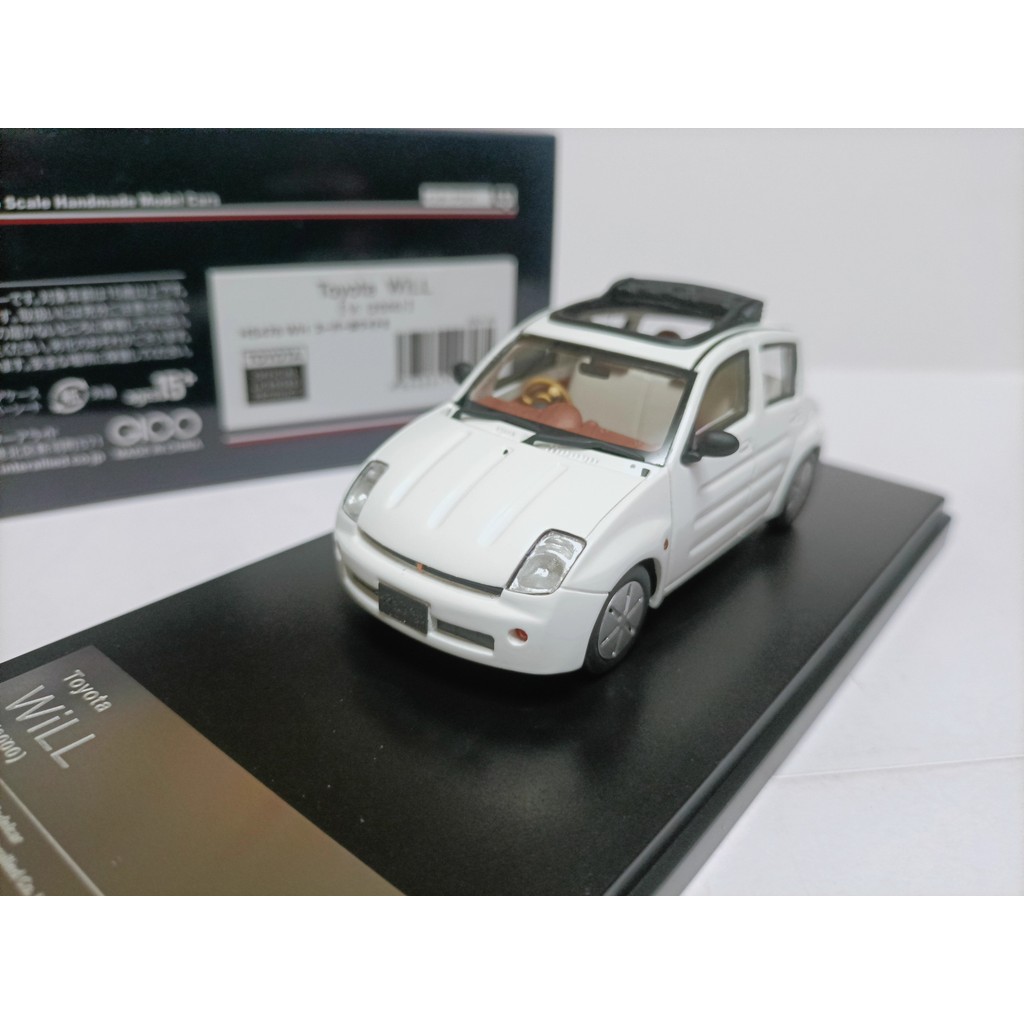 Hi Story 1 43 Toyota Retro Light Car Model Toyota Will Vi 2000 สีขาว