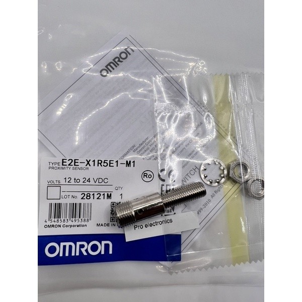 E2E-X1R5E1-M1 PROXIMITY SENSOR Inductive M8 NO NPN 1.5mm 10V to 40VDC 4-Pin พร้อมส่ง ออกบิลได้🇹🇭🇹🇭 ส
