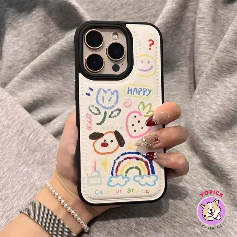 ปัก Poo-Poo สุนัขเคสโทรศัพท์สําหรับ iPhone 17promax 16promax 16plus 16pro 15promax 15plus 14plus 13 14 พร้อม pud หนังหุ้มปลายลึงค์รูปแบบ 14 ป้องกันการล่มสลายนักเรียนหญิงตัด GBD ราคา ถูกที่สุด ดีลบีเคเค แกลเลอรีภาพที่ 5