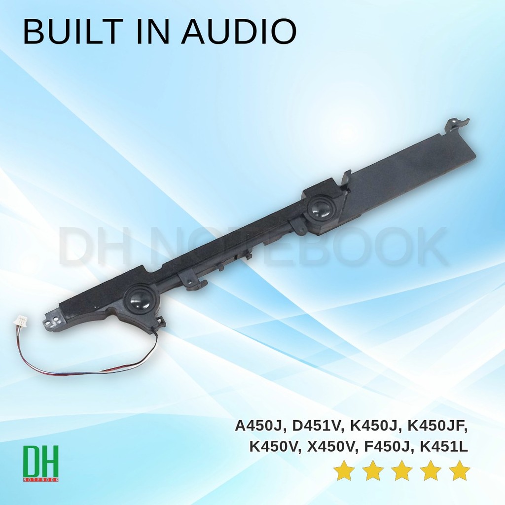ลำโพงโน้ตบุ๊กอะไหล่ OEM สำหรับ ASUS A450J D451V K450J K450JF K450V X450V F450J K451L ชุด L+R พร้อมใช